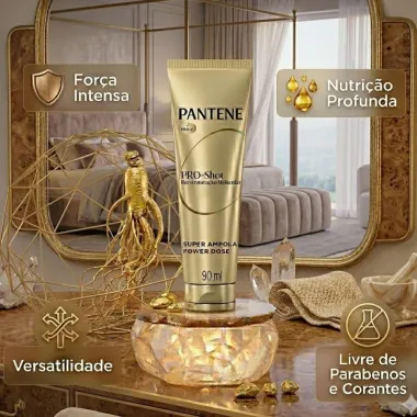 Ampola Tratamento Pantene Pro Shot Reestrutura&ccedil;&atilde;o Molecular 90ml