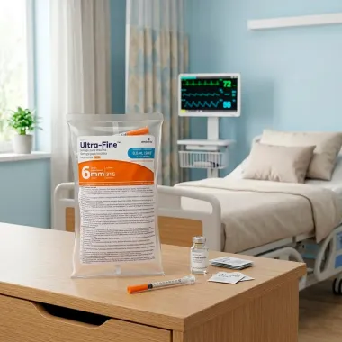 Seringa para Insulina Ultra Fine 50UI 6mm 31G Est&eacute;reis 0,5ml com 10 Unidades