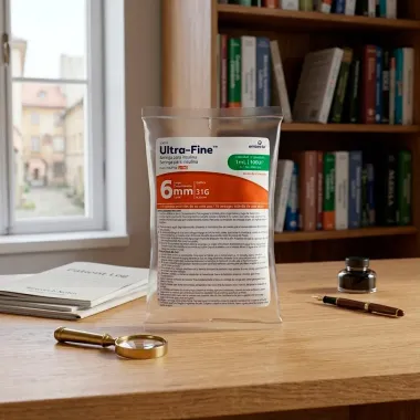 Seringa para Insulina Ultra Fine 100UI 6mm 31G Est&eacute;reis 1ml com 10 Unidades