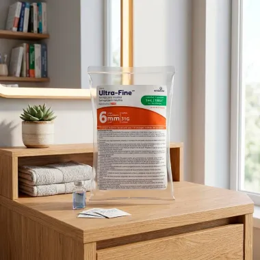 Seringa para Insulina Ultra Fine 100UI 6mm 31G Est&eacute;reis 1ml com 10 Unidades