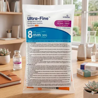 Seringa para Insulina Ultra Fine 30UI 8mm 30G Est&eacute;reis 0,3ml com 10 Unidades