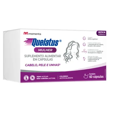 Quelatus Mulher Cabelo, Pele e Unhas 60 C&aacute;psulas