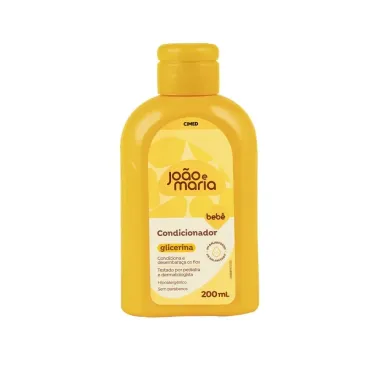 Condicionador Beb&ecirc; Jo&atilde;o e Maria Glicerina 200ml