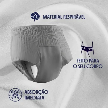 Roupa &Iacute;ntima Plenitud Plus Men Tamanho P/M Severa 16 Unidades Descart&aacute;veis