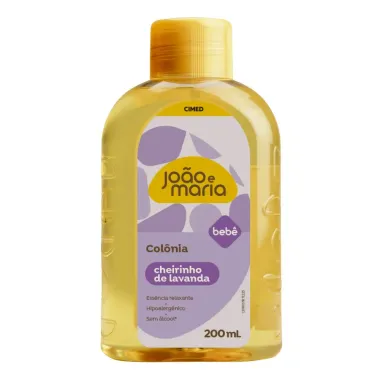 Col&ocirc;nia Infantil Jo&atilde;o e Maria Beb&ecirc; Cheirinho de Lavanda 200ml