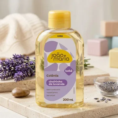 Col&ocirc;nia Infantil Jo&atilde;o e Maria Beb&ecirc; Cheirinho de Lavanda 200ml