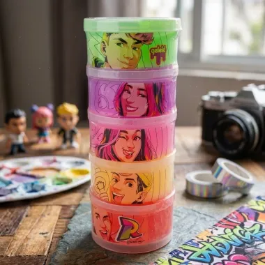 Slime Gelel&eacute; Torre dos Rosas Cores Sortidas