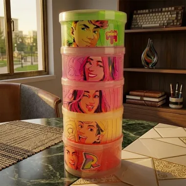 Slime Gelel&eacute; Torre dos Rosas Cores Sortidas