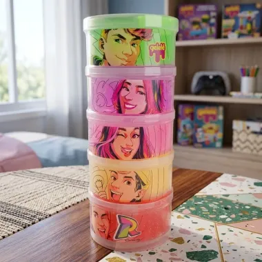 Slime Gelel&eacute; Torre dos Rosas Cores Sortidas