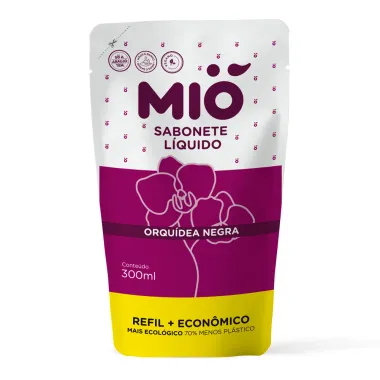 Sabonete L&iacute;quido Mi&oacute; Orqu&iacute;dea Negra Refil 300ml
