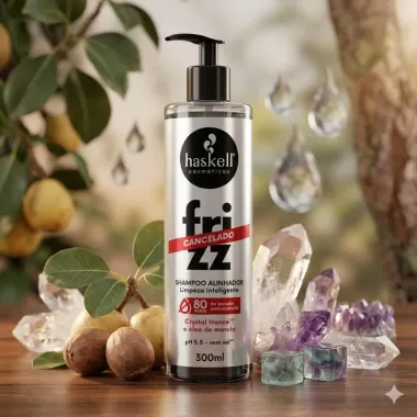 Shampoo Alinhador Haskell Frizz Cancelado 300ml