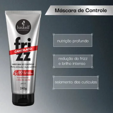 Mascara de Controle Haskell Frizz Cancelado 240g