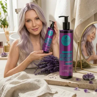 Shampoo Acidificante Matizador Haskell Pre Matizacao 300ml