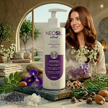 Shampoo Antiqueda Neosil Attack U.SK Passo 01 400ml