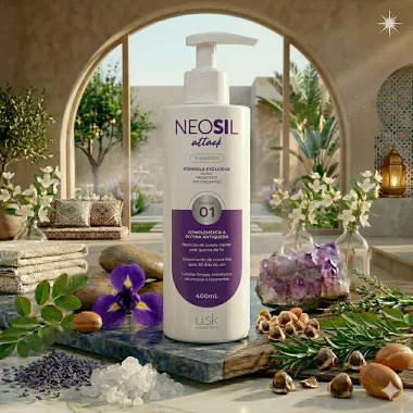 Shampoo Antiqueda Neosil Attack U.SK Passo 01 400ml
