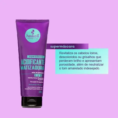 Supermascara Haskell Acidificante Matizadora 240g