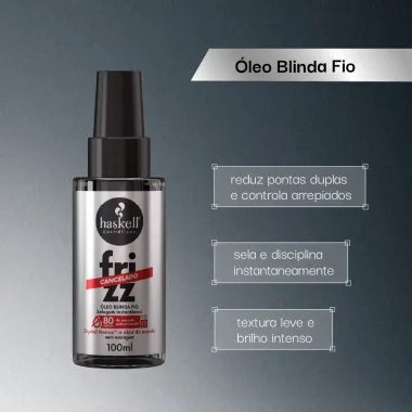 &Oacute;leo Blinda Fio Haskell Frizz Cancelado 100ml