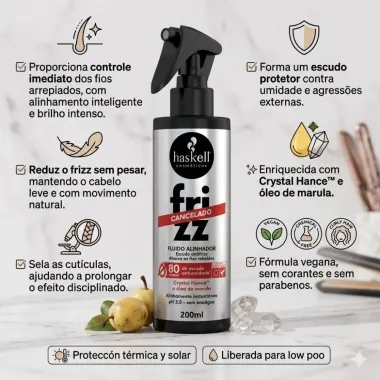 Fluido Alinhador Haskell Frizz Cancelado 200ml