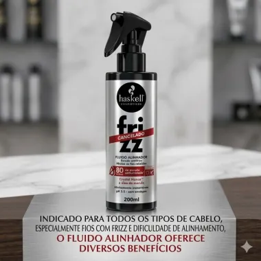 Fluido Alinhador Haskell Frizz Cancelado 200ml