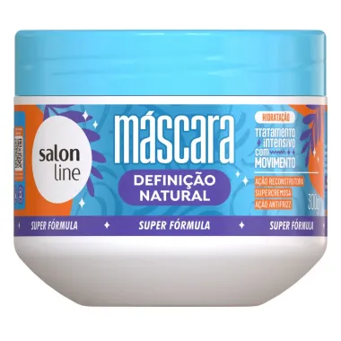 M&aacute;scara de Tratamento Salon Line Defini&ccedil;&atilde;o Natural 300g