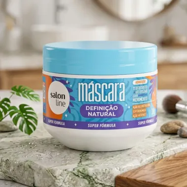 M&aacute;scara de Tratamento Salon Line Defini&ccedil;&atilde;o Natural 300g