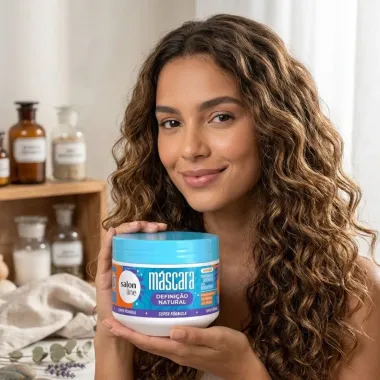 M&aacute;scara de Tratamento Salon Line Defini&ccedil;&atilde;o Natural 300g
