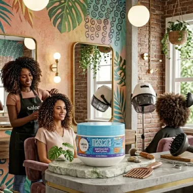 M&aacute;scara de Tratamento Salon Line Defini&ccedil;&atilde;o Natural 300g