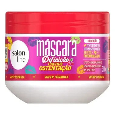 M&aacute;scara de Tratamento Salon Line Defini&ccedil;&atilde;o Intensa Cachos Ostenta&ccedil;&atilde;o 300g
