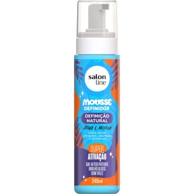 Mousse Definidor Salon Line Defini&ccedil;&atilde;o Natural Ativa E Modela 240ml