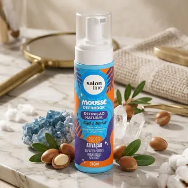 Mousse Definidor Salon Line Defini&ccedil;&atilde;o Natural Ativa E Modela 240ml