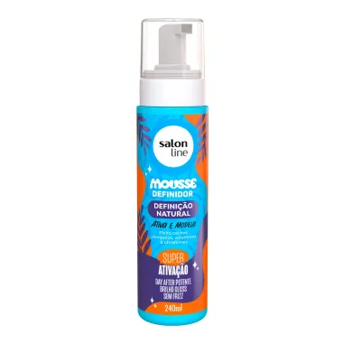 Mousse Definidor Salon Line Defini&ccedil;&atilde;o Natural Ativa e Modela Super Ativa&ccedil;&atilde;o 240ml