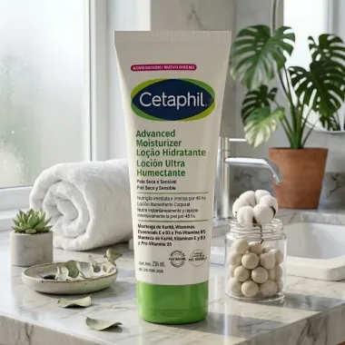 Cetaphil Advanced Moisturizer Lo&ccedil;&atilde;o Hidratante Pele Seca e Sens&iacute;vel 236ml