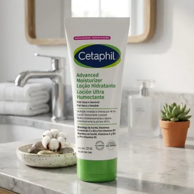 Cetaphil Advanced Moisturizer Lo&ccedil;&atilde;o Hidratante Pele Seca e Sens&iacute;vel 236ml