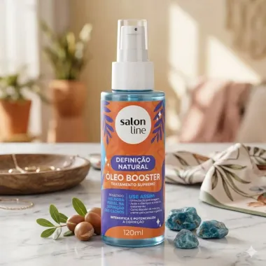 &Oacute;leo Booster de Tratamento Supremo Salon Line Defini&ccedil;&atilde;o Natural 120ml