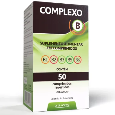 Complexo B Arte Nativa com 50 Comprimidos Revestidos