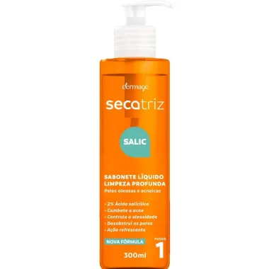 Secatriz Salic Dermage Sabonete L&iacute;quido Peles Oleosas e Acneicas 300ml