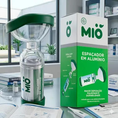 Espa&ccedil;ador Mi&oacute; Adolescente Adulto em Alum&iacute;nio 1 Unidade