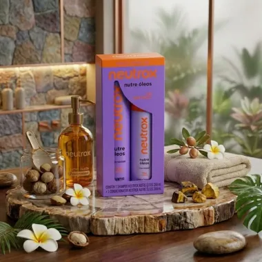 Kit Neutrox Nutre &Oacute;leos Shampoo 300ml e Condicionador 200ml