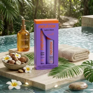 Kit Neutrox Nutre &Oacute;leos Shampoo 300ml e Condicionador 200ml