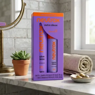 Kit Neutrox Nutre &Oacute;leos Shampoo 300ml e Condicionador 200ml