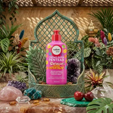 Creme de Pentear Salon Line Defini&ccedil;&atilde;o Cachos Ostenta&ccedil;&atilde;o 300ml