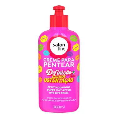 Creme de Pentear Salon Line Defini&ccedil;&atilde;o Cachos Ostenta&ccedil;&atilde;o 300ml