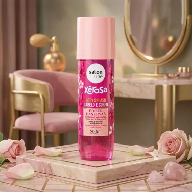 Body Splash Salon Line X&ecirc;rosa Poder das Divas Cabelo e Corpo Oriental 200ml