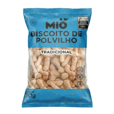 Biscoito de Polvilho Mi&oacute; Tradicional 70g