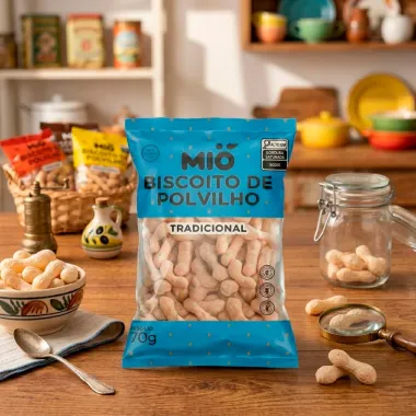 Biscoito de Polvilho Mi&oacute; Tradicional 70g