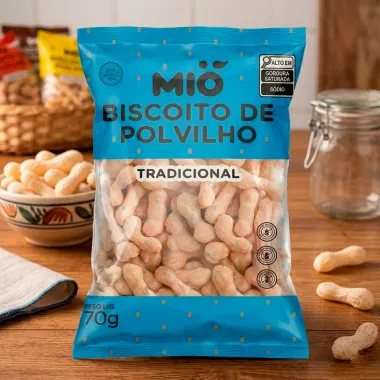 Biscoito de Polvilho Mi&oacute; Tradicional 70g