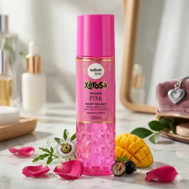 Body Splash Salon Line X&ecirc;rosa Poder Pink Cabelo e Corpo Floral Frutal 200ml