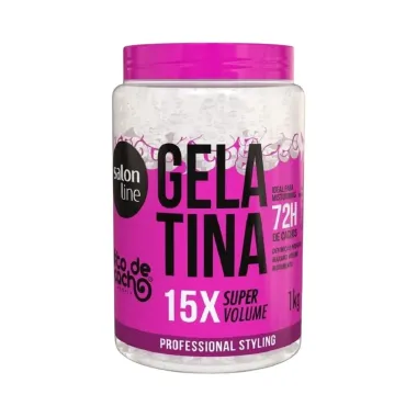 Gelatina Salon Line To de Cacho 15x Super Volume 1kg