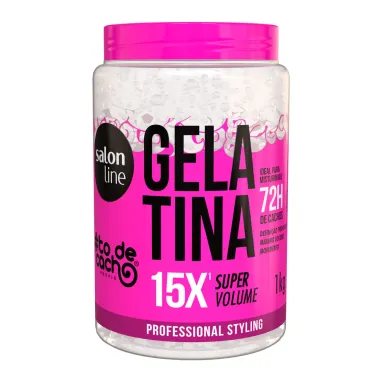 Gelatina Salon Line To de Cacho Super Volume 1kg