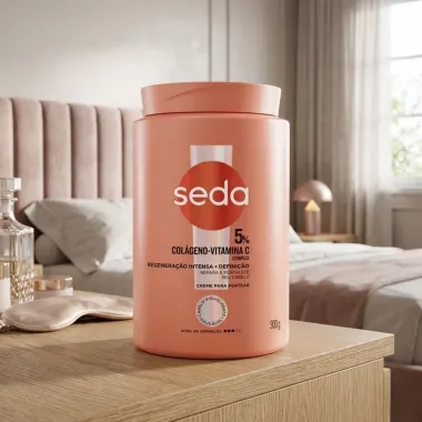 Creme para Pentear Seda 5% Col&aacute;geno Vitamina C 900g
